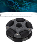 58mm Plastic Omni Wheel For Robot Car - Double Row, 360 Degree Rotating Omni Directional Wheel close-up view