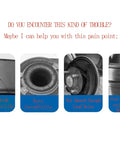 Comparison of damaged bearings highlighting common issues like breakage, rust, noise, and temperature resistance.