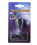 Rocker Switch With Pre Applied Adhesive For 12V DC Cars No Drill Install Quick Stick Mount Easy On Off Control For Fog Lights LED Light Bars And Auxiliary Lighting water-drop rocker switch with 50cm wiring