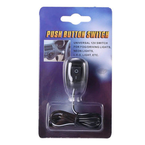 Rocker Switch With Pre Applied Adhesive For 12V DC Cars No Drill Install Quick Stick Mount Easy On Off Control For Fog Lights LED Light Bars And Auxiliary Lighting water-drop rocker switch with 50cm wiring