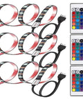 Setup Friendly USB TV Backlight Kit For 40 To 60 Inch HDTV With Remote, 6.56 Ft LED Strip, 16 Color Options And 4 Dynamic Modes