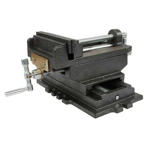 6 Inch Cross Slide Drill Press Vise Heavy Duty Benchtop X Y Compound Vise For CNC Milling And Drilling Machines Cast Iron Construction