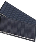 Two Pack Tiny Solar Panels Monocrystalline Silicon 0.25W 5V Solar Cell Modules No Storage Built In For Low Power Lighting Science Projects Small Solar Systems Water Pumps And Handy Gadgets