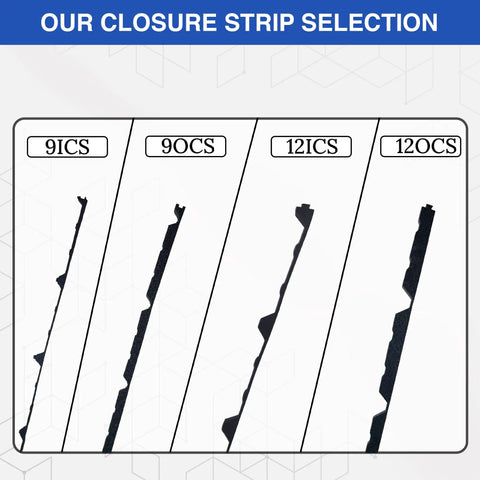 Lock Down Your Roofline With Heavy Duty R Panel Foam Closure Strips 20 Pack 3 Feet Black different closure strip selections