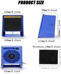 Desktop Soldering Fume Extractor With Heavy Duty Carbon Filter And Hella Powerful Suction For Quick Workshop Smoke Ventilation And Flux Odor Control No Sweat Setup Ever size dimensions with multiple angles and measurements