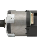Side view of 12 To 24 Volt DC Servo Motor With 100 Line Encoder Micro Brushless Drive Great For Robotics And CNC Builds And DIY Projects 3100 RPM At 12V And 6100 RPM At 24V High Speed Performance For Computer Motherboards