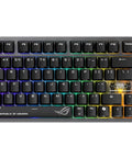Game Ready 96 Percent Layout Wireless Mechanical Gaming Keyboard Featuring Hot Swappable Switches with RGB lighting.