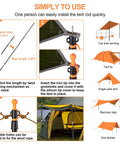 Heavy Duty Aluminum Tent Poles For Tarp And Canopy Adjustable Telescoping Poles With Non Slip Cone Bottom usage instructions