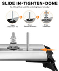 Stainless Square T Track Bolts For Roof Rack Cross Bars And Accessories Beefy T Slot Bolt Adapter To Secure Bike Ski Kayak Racks Solar Panels Awning M6x35mm 4mm Thickness Heavy Duty Fit installation steps