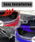 2 Pack Car Trunk Automatic Lift Metal Springs, Adjustable 5.9 To 9.4 Inches installed in car trunk, demonstrating easy installation
