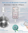 Wind Spinner Motor With Remote Control And Timing 1 To 30 RPM Disco Ball Motor Battery Operated With Remote Display