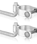 4 Pack Farm Gate Hinge Set For Chain Link Fences And Wood Posts Galvanized Steel Hinges With Lag Screws Includes Nuts And Bolts