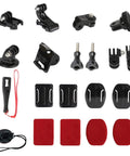 All In One Action Camera Gear Accessory Kit With Adhesive Helmet Base Mounts And Quick Attach Tripod Adapters Compatible With Hero 13