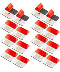 Magnetic Cabinet Door Catch Set For Kitchen And Bathroom, 16 Pairs Stainless Steel Drawer Latch With 3mm Thick Adhesive