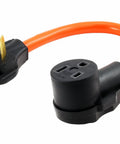 1.5 Ft Welder Adapter Cord 10/3 STW 3-Prong 10-30P Dryer Plug To 6-50R Welder Outlet WD1030650-018