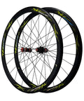 Rugged 700C Carbon Fiber Wheelset With 40mm Depth Matte Aluminum Rim CV Brakes Quick Release Front 100mm Rear 130mm