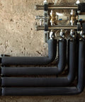 70.9 Inch Pipe Insulation Foam Tube For Water Pipes And Plumbing Heat Preservation Black Rubber And Plastic 0.8 Inch Thick