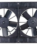 Top Tier Spal 30102052 11 Inch Dual High Performance Puller Cooling Fan with dual black blades and sturdy frame.
