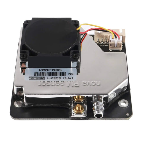 High Precision PM2.5 Air Quality Sensor Module With Digital Output for Arduino and Microcontrollers, close-up top view.