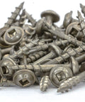 Number Eight By One Inch Pocket Hole Deck Screws With Washer Head Square Drive Deep Coarse Thread For Softwoods Self Tapping 1000 Pack