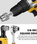 Beast Of A Impact Bolt And Nut Remover Set Thirteen Plus One Piece Kit With Three Eighths Inch Drive Extractor Sockets on power tool
