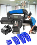 Rugged Cordless Tube Bender With Quick Charge Lithium Battery For No Sweat Copper Pipe Bends 90 Degree Lightning Fast Twist Tool