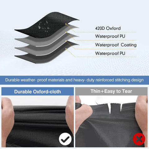 Waterproof Rugged Truck Cover For Chevy Silverado C K 1500 2500 3500 1988 1999 All Weather Exterior Car Cover material layers