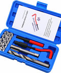 14 Piece M14 X 1.5 Thread Repair Kit With High Speed Steel Inserts And Red Handle, built for auto and home repairs.