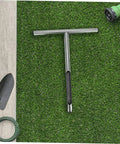 Stainless Steel Soil Sample Probe Tool With T Handle For Easy Field Soil Sampling, Lightweight And Portable Sampler on grass