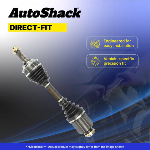 Front CV Axle Shafts Left And Right Replacement For 2007 2010 Honda Odyssey And 2006 2014 Honda Ridgeline, direct-fit design