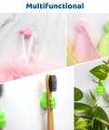 Thumb Shaped Cord Holders 8 Pack Cute Little Hands Cord Organizer Gift Idea Green And Pink Multipurpose Cable Clips For Cables Towels Keys Toothbrushes Belts And More