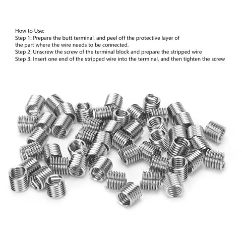 Fifty Pack Badass 304 Stainless Steel Wire Thread Inserts And Helical Coils For Mechanical Damage Repair Zero Hassle Fixes That Keep Your Rig Running With Solid Knuckle Ready Power