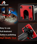Rear Axle Bearing Puller And Installer Kit For ABS Tone Ring And Wheel Bearing Removal showing close-up of tool on steel part