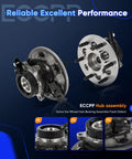 Front Left 6 Lug Wheel Bearing And Hub Assembly With Abs Fits 2004 2008 Chevrolet Colorado 2004 2008 GMC Canyon 2007 2008 Isuzu I 280 I 290 I 370 Direct Fit OE 515108 Fits Like A Glove hub assembly product display