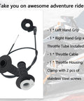 Throttle Cable Kit For Seven Eighths Inch 22mm Bike Throttle Assembly With Beefed Up Twist Grip And Forty Seven Inch Cables