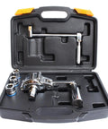 Heavy Duty Metric Tire Torque Multiplier Wrench, Cracker Tool For Lug Nut Removal in a portable case with sockets.