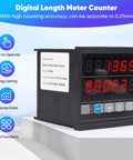 Straight Up Accurate Hella Reliable Digital Length Meter With Simple Controls And Preset Counter for precise data tracking displayed on screen.