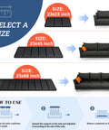 Heavy Duty Solid Wood Couch Cushion Support Board Stops Droopy Sofa Seats Cold Real Deal Reinforced Frame Foldable Design Keeps Your Spot Looking Crisp And Comfy 20 By 67 Inches displayed in three different size options.