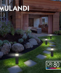 8 Pack 2W LED Landscape Bollard Pathway Lights 12V Low Voltage Outdoor Waterproof Garden Lighting Die Cast Aluminum 3000K