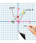 Magnetic XY Coordinate Dry Erase Grid For Classrooms 26 By 26 Inches Graph Board With Counters magnetic whiteboard demonstration