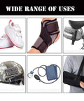 Heavy-Duty Sew-On Hook And Loop Tape Duo - Killer 3/4 Inch White Strips used for shoes, wrist support, bike bag, helmet, and medical brace.