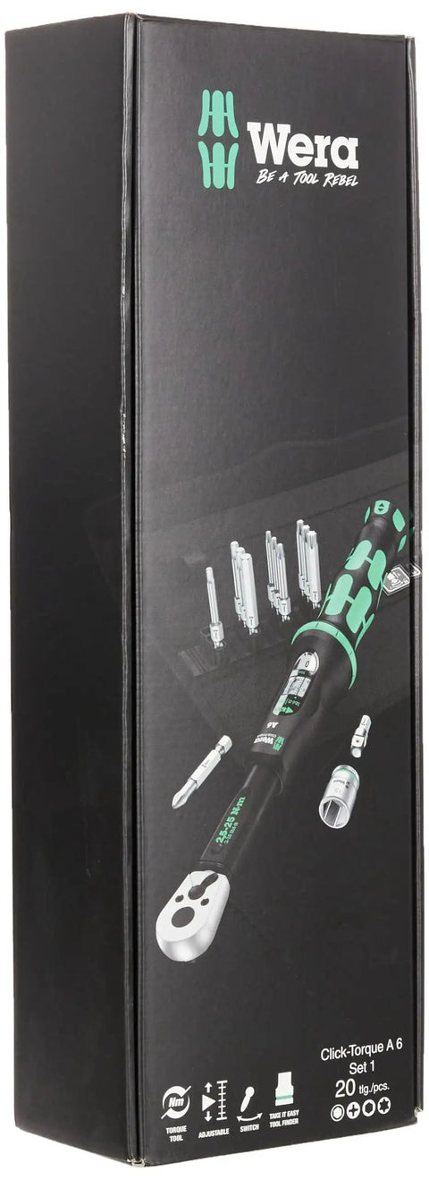 Click-Torque A 20-Piece Set With Audible And Tactile Clicks, Precision Torque Wrench Kit From 1 To 25 Nm packaging