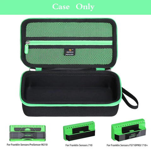 Heavy Duty Carry Case For Franklin Sensors Prosensor Stud Finder Fits M210 710 710 Plus T13 With Fool Proof Double Zipper Comfortable Hand Loop Fast Grab Mesh Pocket Real Deal Gear Holder For Gritty Jobsite Days And Easy Rides