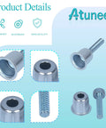 Chain Brake Handle Pivot Bolt And Bushing Kit For Chainsaws Fits MS390 MS310 MS290 MS250 MS230 MS210 021 023 025 029 039 Replacement 11277917200 1127 791 7200 No Fuss Easy Install Upgrade silver bolt and bushing set