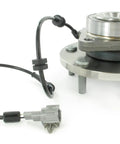 Front Wheel Hub Bearing Assembly For Infiniti And Nissan, Aftermarket Replacement Kit BR930829, showing complete hub and bearings with sensor cable