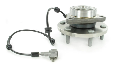 Front Wheel Hub Bearing Assembly For Infiniti And Nissan, Aftermarket Replacement Kit BR930829, showing complete hub and bearings with sensor cable