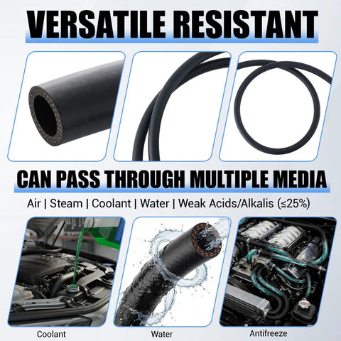 Grease Monkey Approved 3/4 Inch Car Heater Hose delivers versatile use with air, steam, coolant, and water for automotive needs.