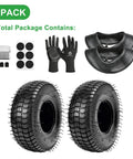 Heavy Duty 9x3.50-4 Tire And Inner Tube Set With Bent Valve Stem For Go Karts Scooters Mini Bikes Lawn Mowers Two Pack
