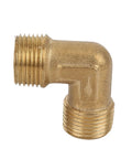 Right Angle Brass Elbow Fitting 90 Degree G3/8 Thread for Air Compressor Quick Connect Adapter