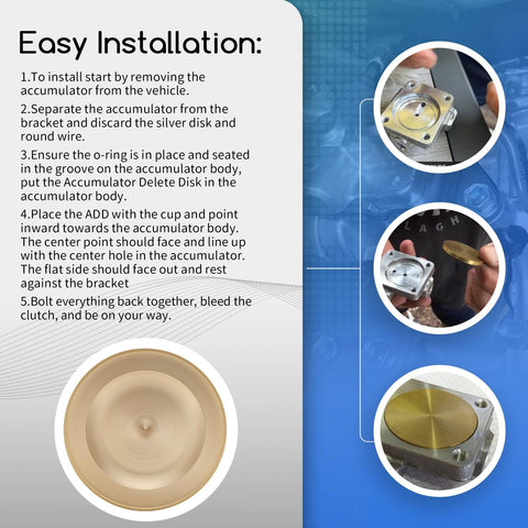 Clutch Accumulator Delete Disk ADD Mod For Toyota Tacoma 2nd Gen 3rd Gen Tundra 4.0L And FJ Cruiser Smoother More Consistent Clutch Engagement On Release
